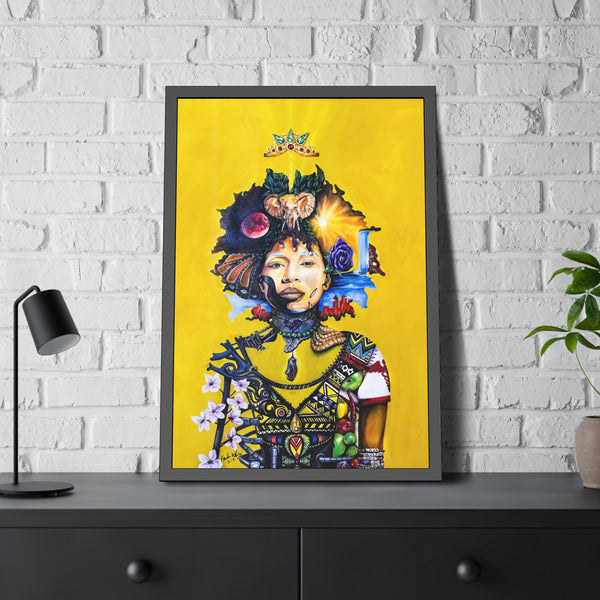 Framed ''Queen' Culture Portrait: Matte Archival/ Poster Prints (2 Sizes)'