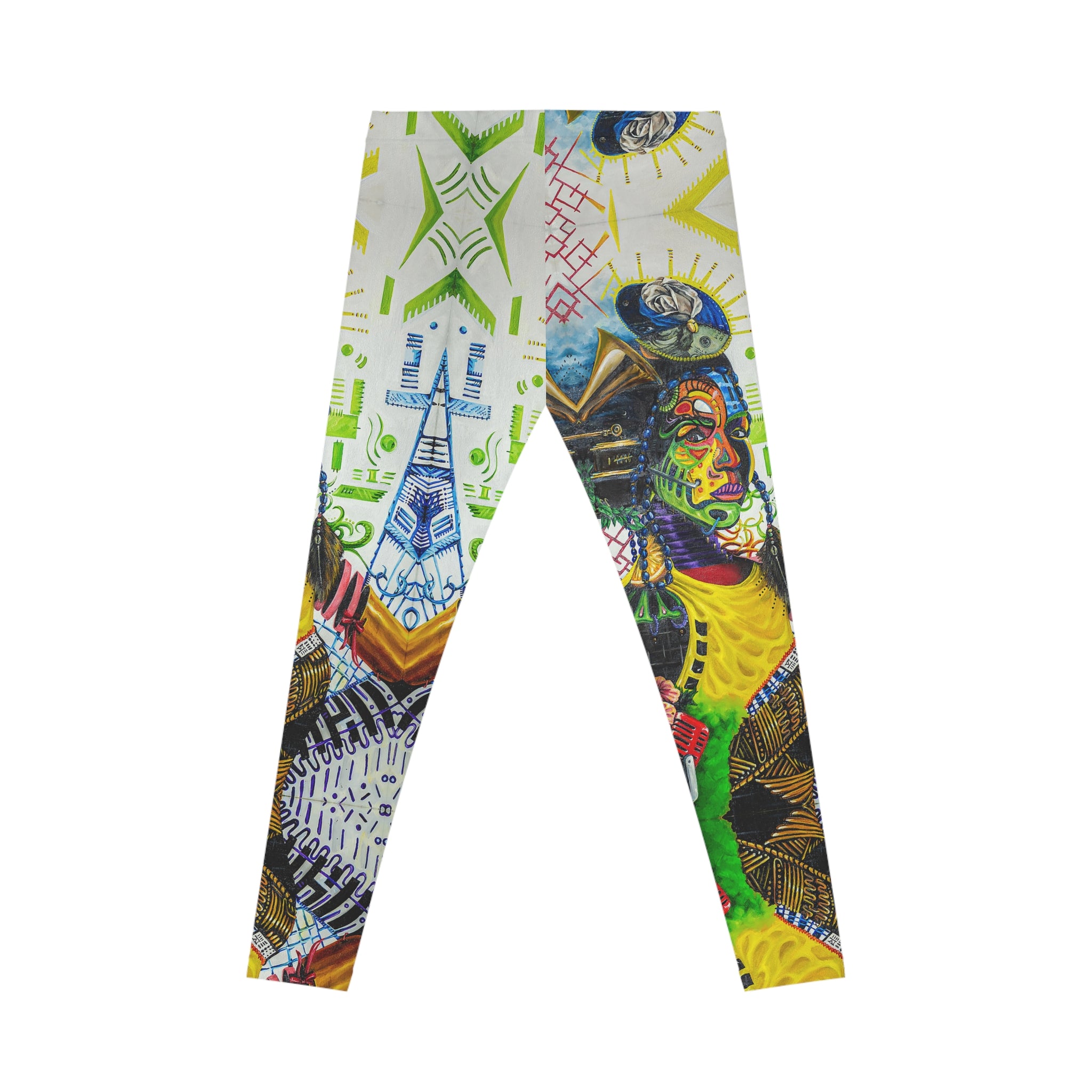 ArtWear Leggings: 'The Mask' Culture Portrait (XS - 2XL)