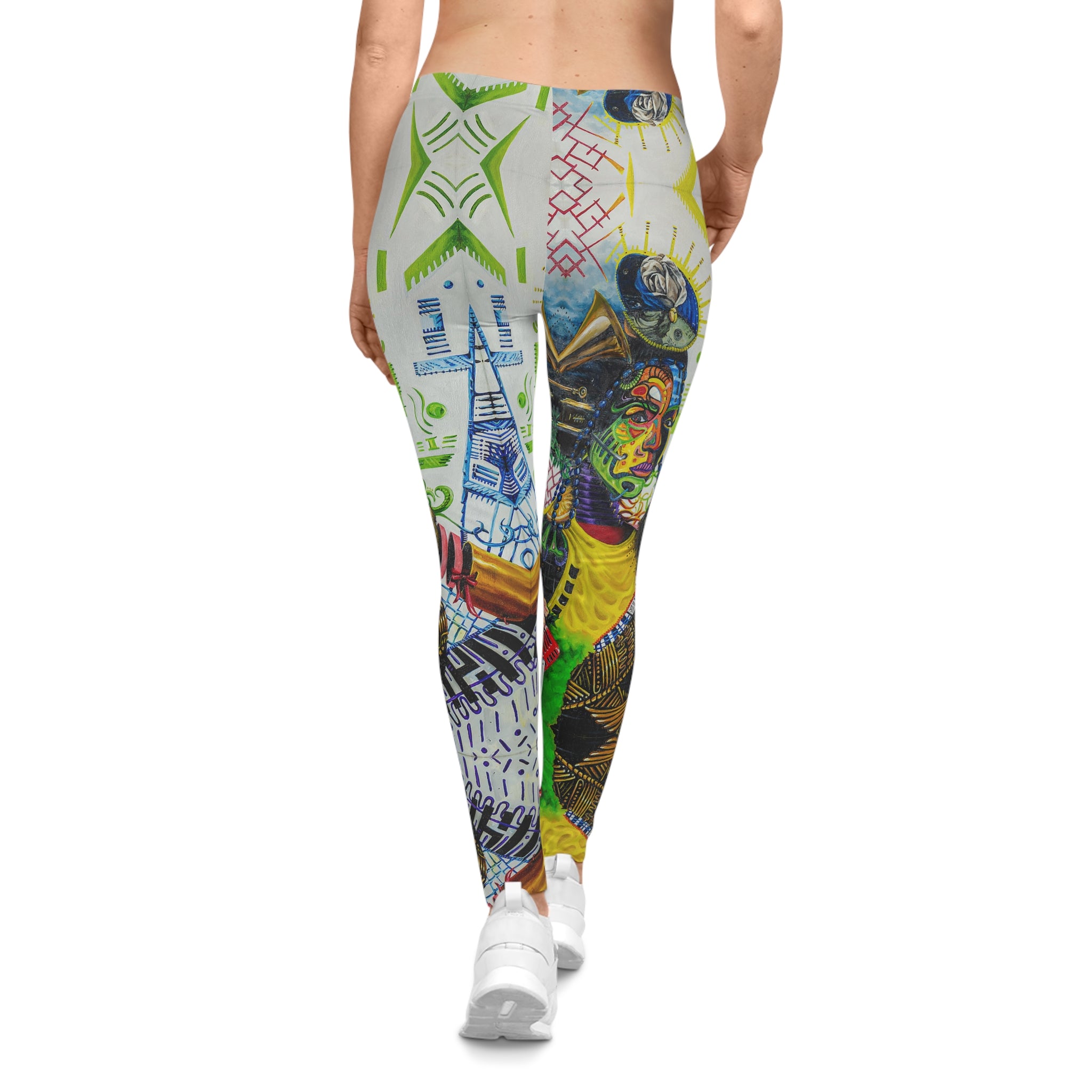 ArtWear Leggings: 'The Mask' Culture Portrait (XS - 2XL)