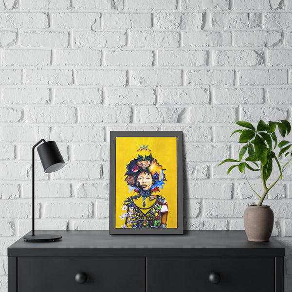 Framed ''Queen' Culture Portrait: Matte Archival/ Poster Prints (2 Sizes)'