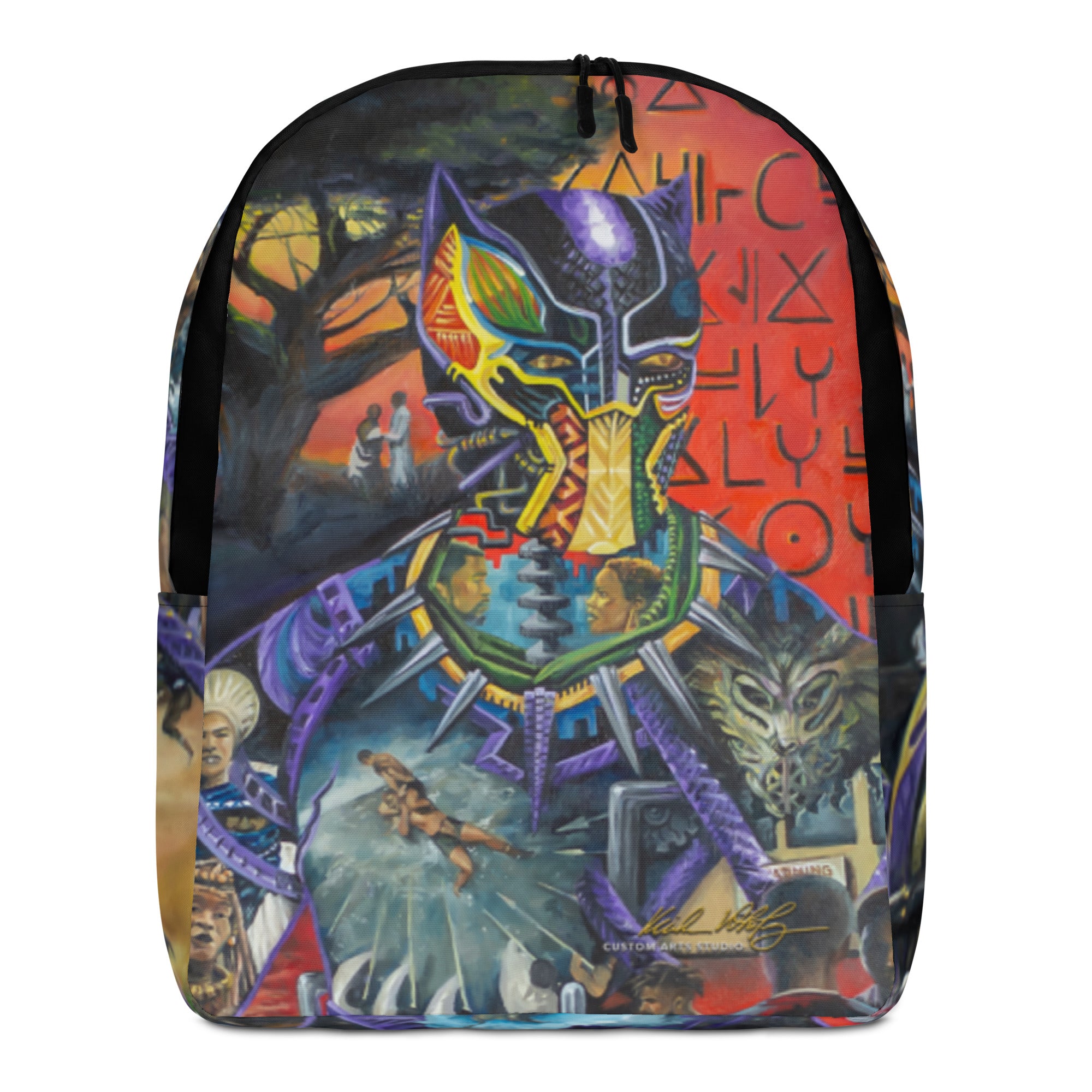 'Wakanda Forever' Culture Portrait Minimalist Backpack