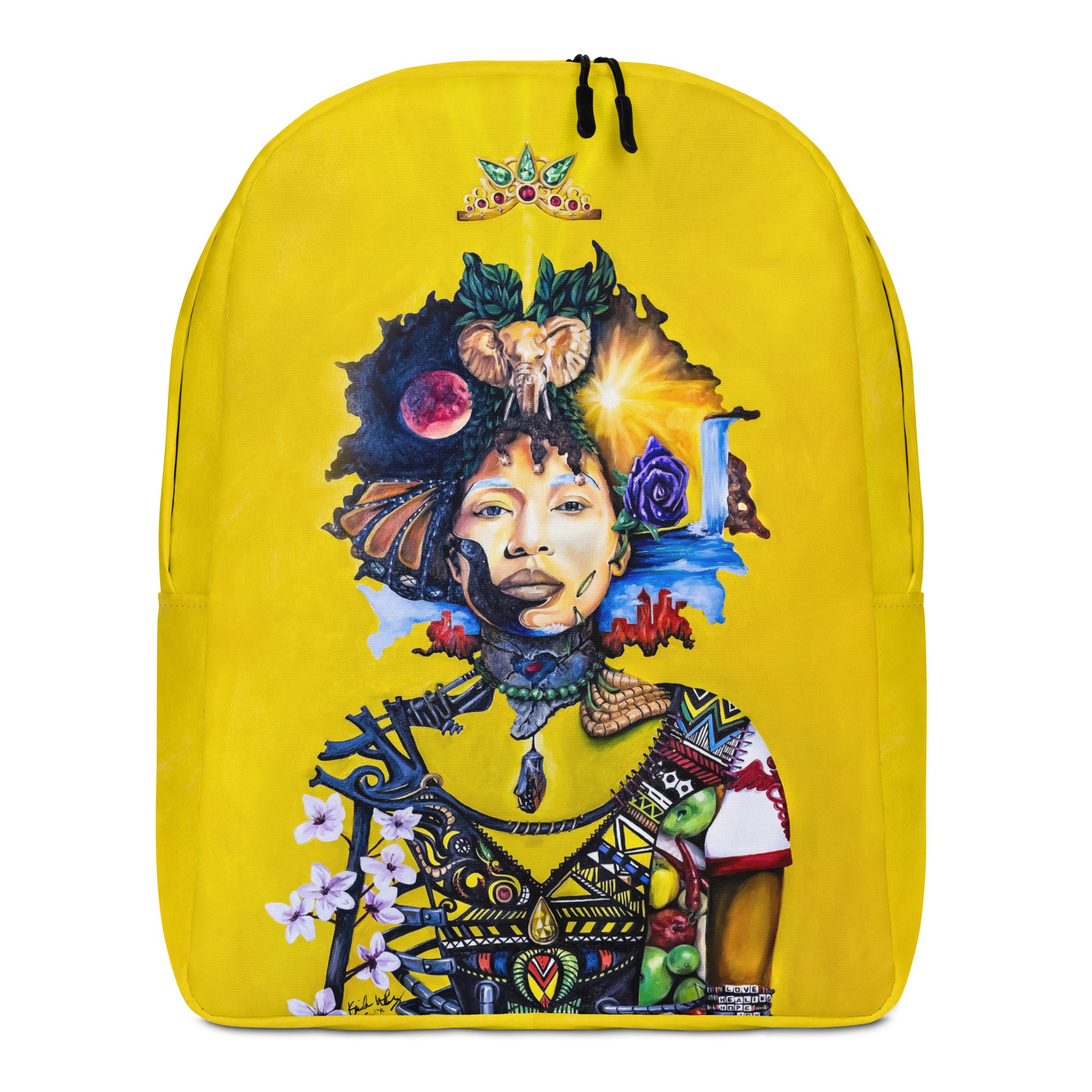 'Queen' Culture Portrait Minimalist Backpack