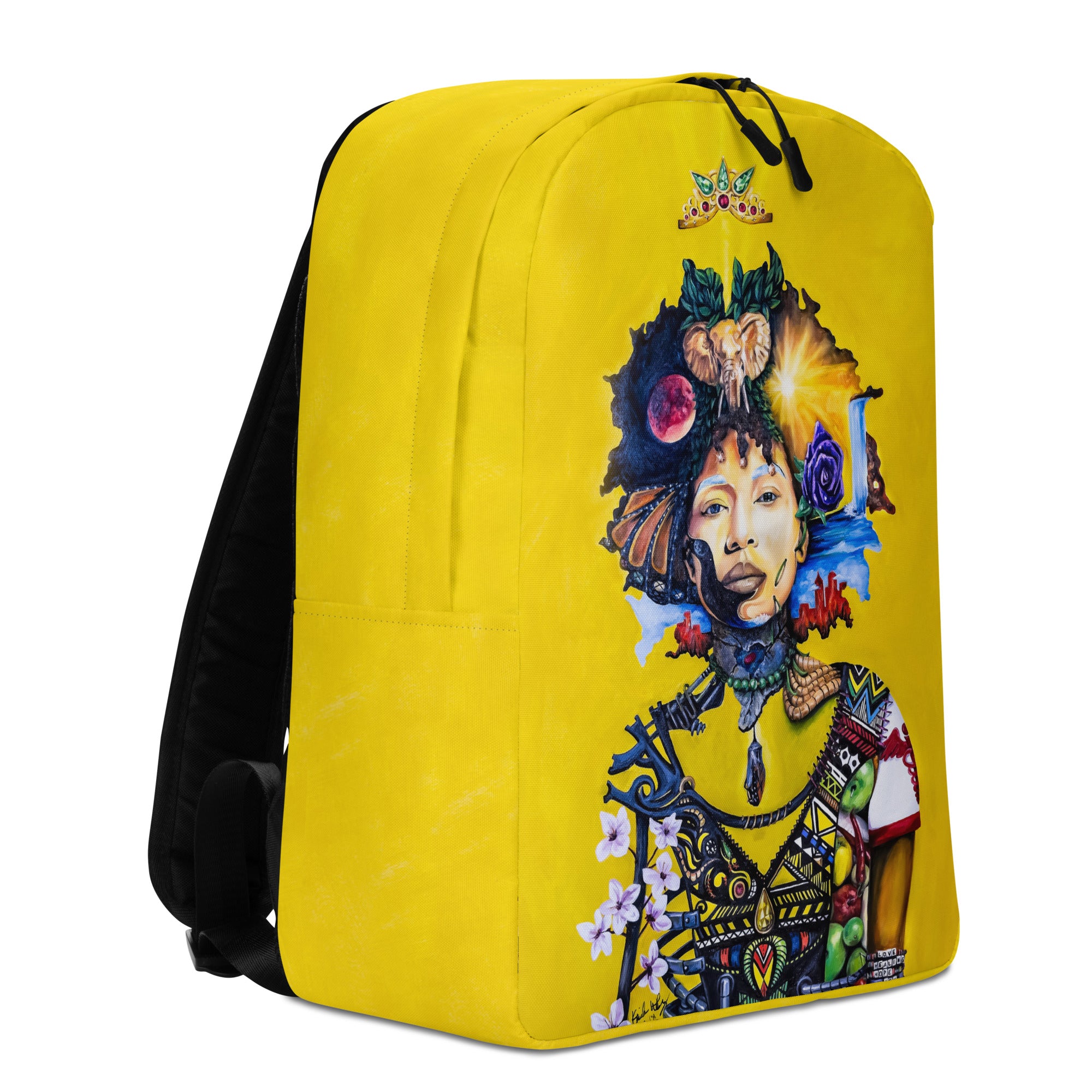 'Queen' Culture Portrait Minimalist Backpack